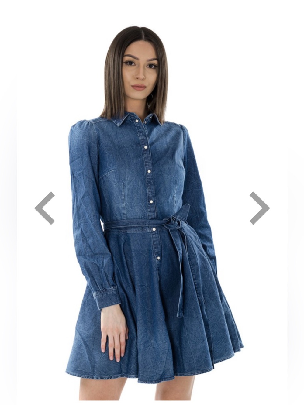Guess Raya Denim Shirt Dress